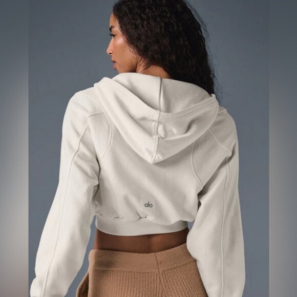 ALO Women's Sweet Escape Zip Up Hoodie - Picture 1 of 4